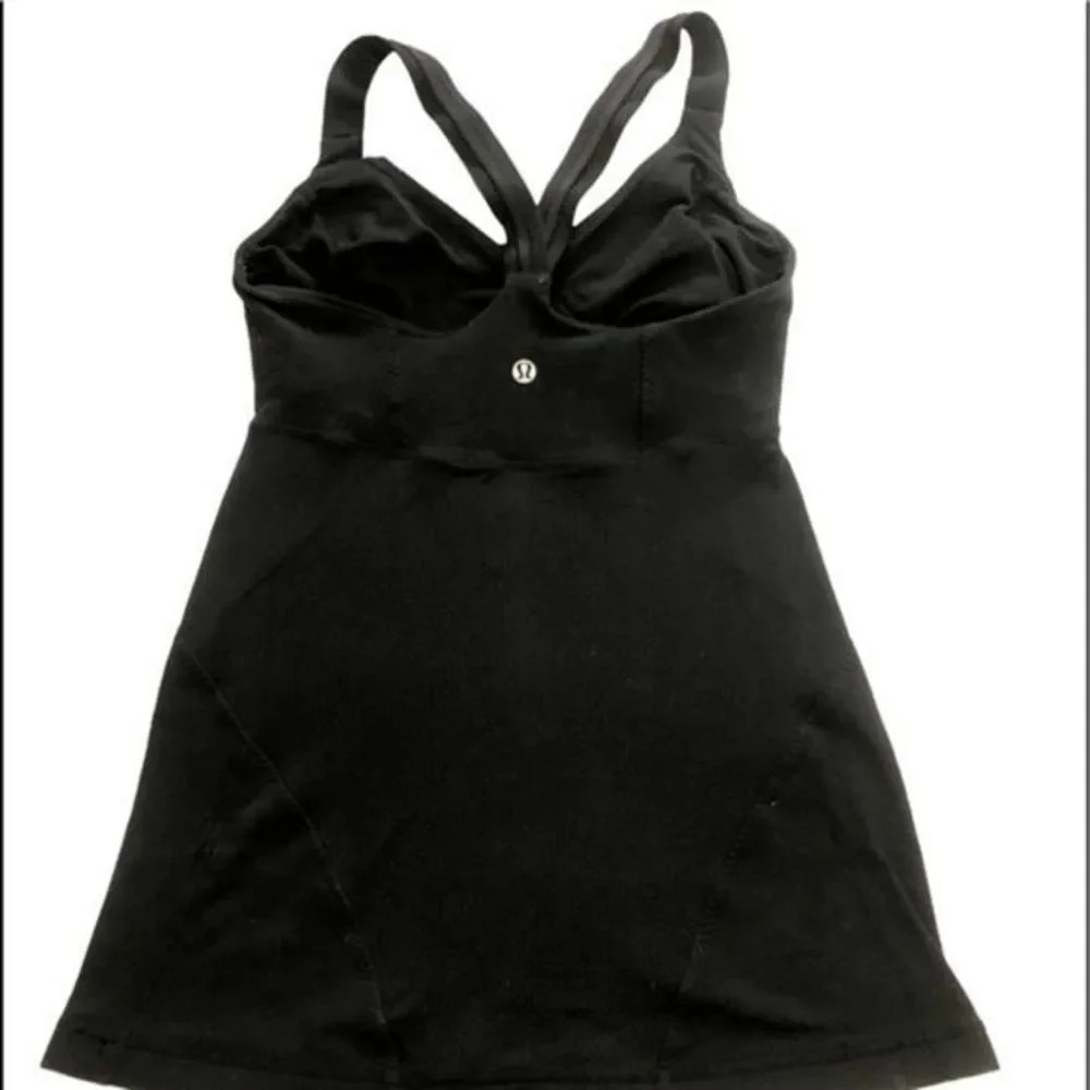 Lululemon Black Tank Top Size 6 - Picture 5 of 9